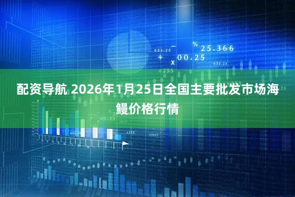 配资导航 2026年1月25日全国主要批发市场海鳗价格行情